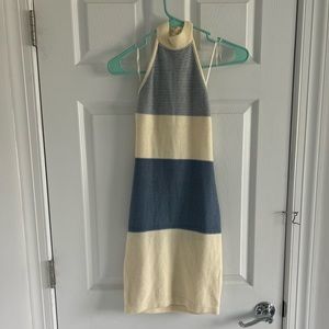 Hello Molly Knit Halter Mini Dress Sz XS
